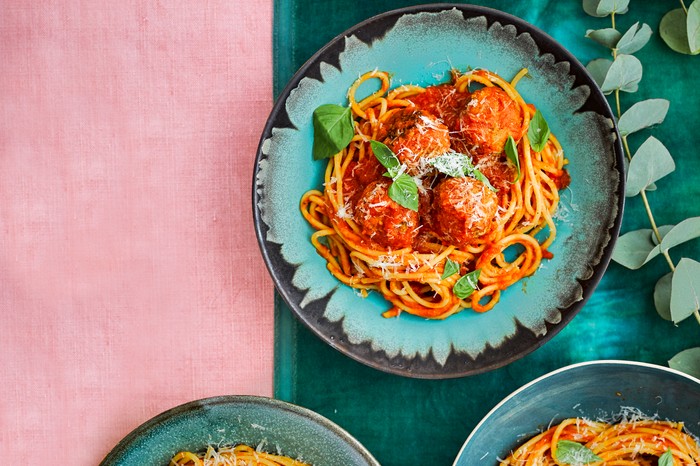 Turkey Meatballs Recipe with Spaghetti