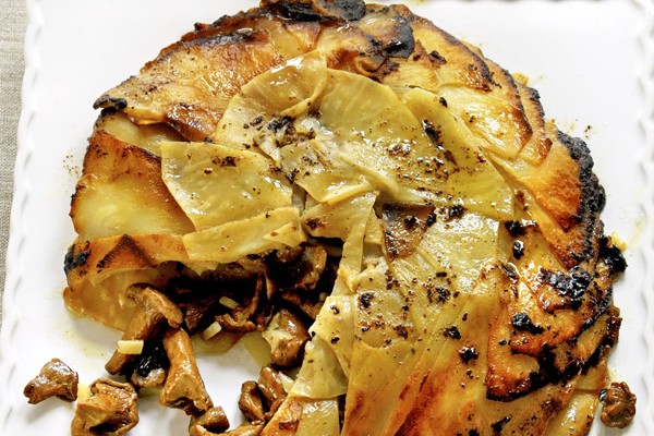 Baked Celeriac and Mushroom Torte Recipe