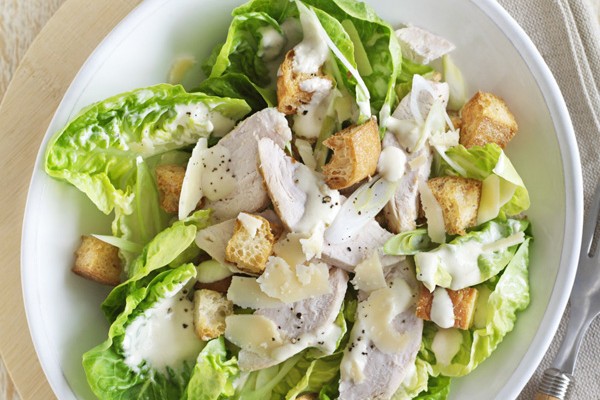 Healthy Chicken Caesar Salad Recipe