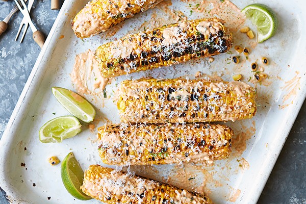 Spiced corn on the cob