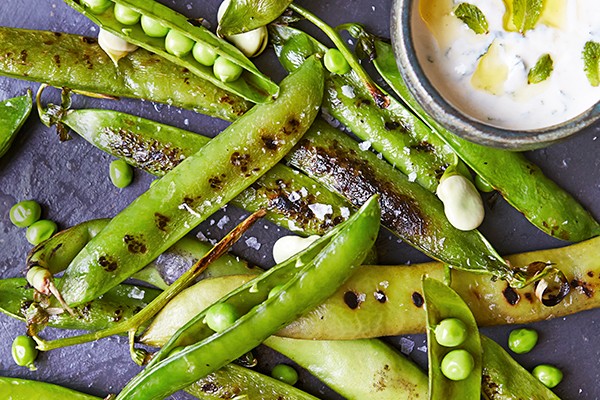 Grilled Peas Recipe BBQ Side Dish