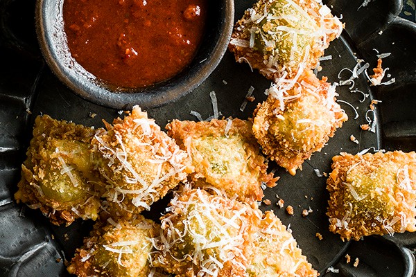 Truffled Spinach and Ricotta Ravioli Recipe