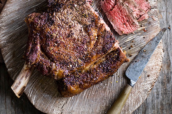 Salt and pepper côte de boeuf Salt and pepper côte de boeuf