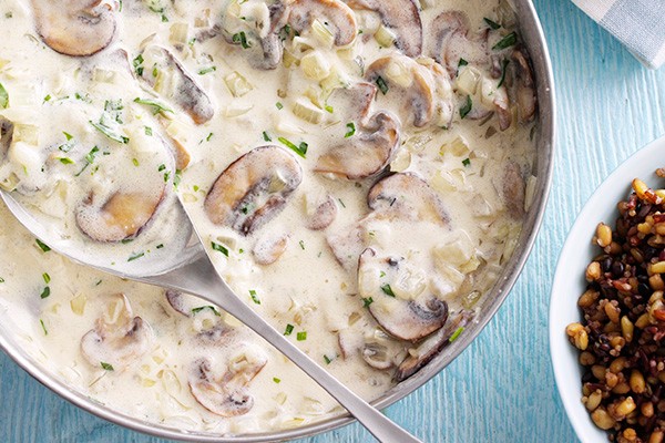 Easy Stroganoff Recipe with Mushroom and Tarragon