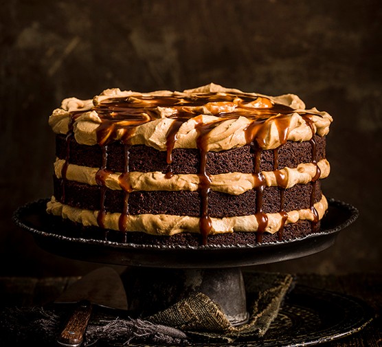 Chocolate Cake Recipe with Burnt Butterscotch Frosting