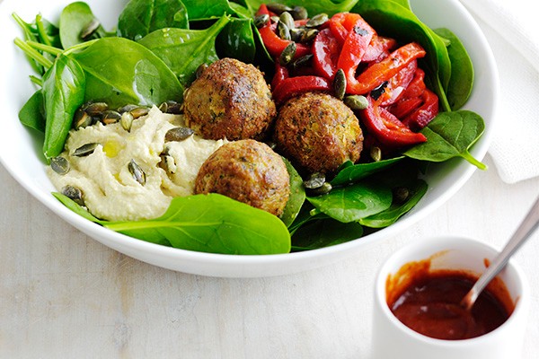 Falafel Mezze Bowl Recipe