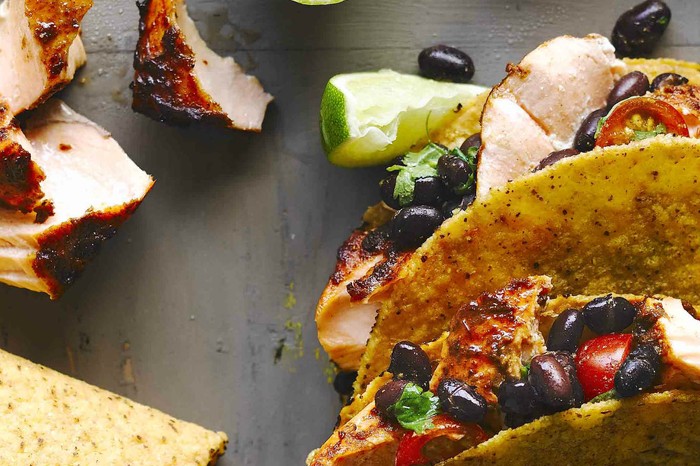 Salmon Tacos Recipe with Black Bean