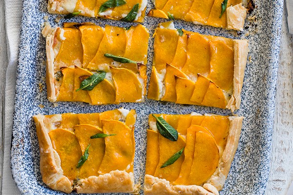 Roasted Butternut Squash and Sage Galette