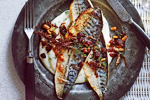 Mackerel with Cauliflower Purée Recipe