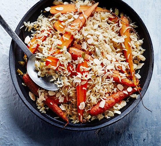 Carrot Rice Recipe with Cardamom