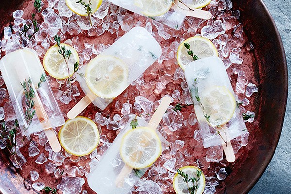 Lemon Ice Lolly Recipe With Thyme and Elderflower