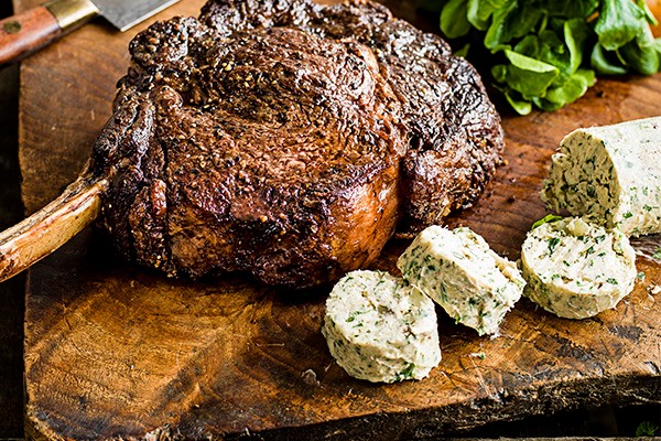 Beef Rib Roast Recipe With Bone Marrow Butter