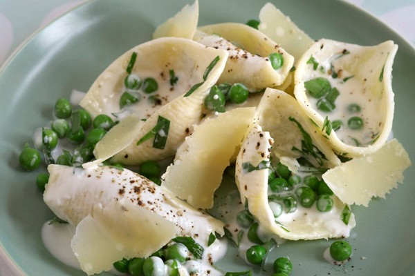 Veggie Pasta With Peas, Parmesan and Tarragon Recipe