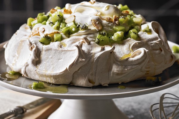 Elderflower and Kiwi Pavlova Recipe