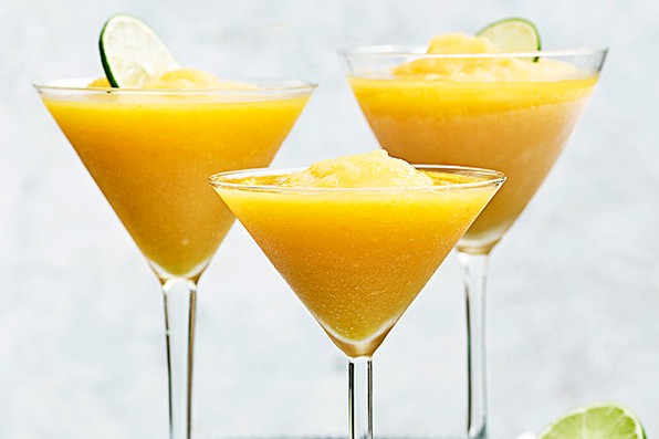 Frozen Margarita Recipe with Peaches