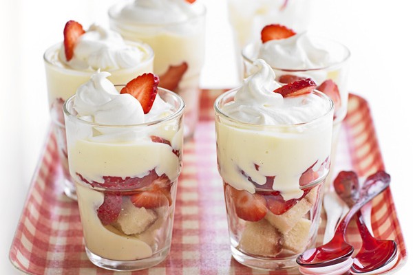 Individual Trifle Recipes with Strawberries