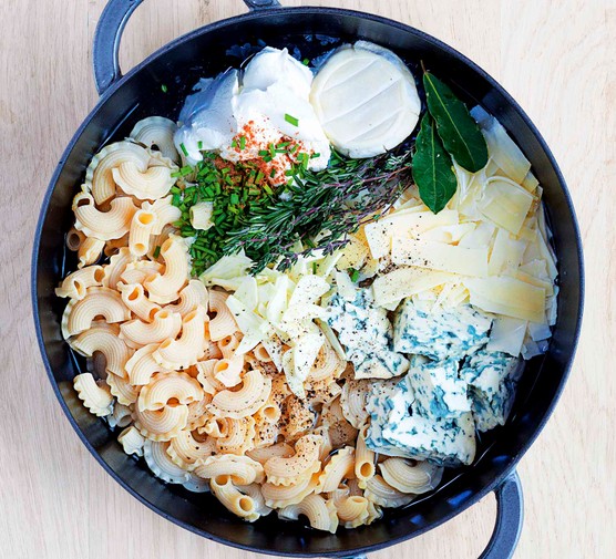 One-Pot Four Cheeses Pasta Recipe