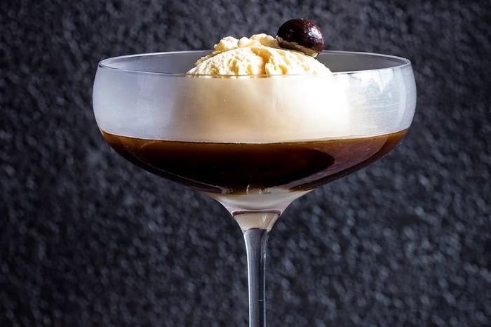 Irish coffee affogato