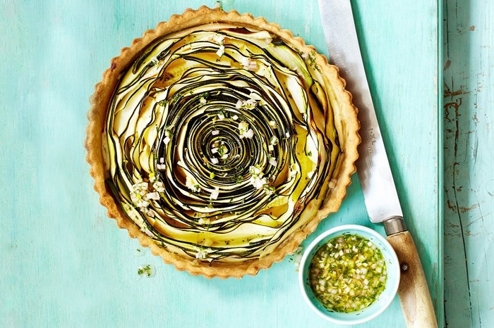 Spiral Courgette Tart Recipe