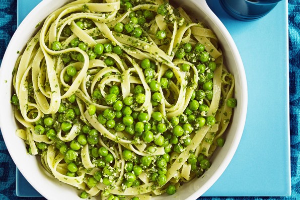 Tagliatelle Recipe With Peas And Pesto