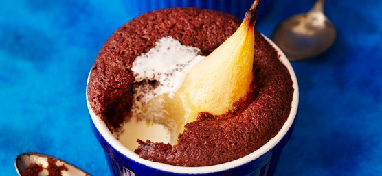 Pear and Chocolate Pudding Recipe