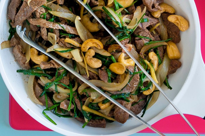 Beef Stir Fry With Cashews