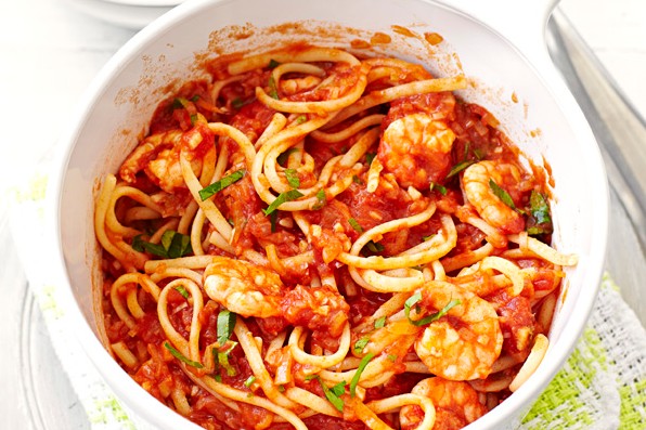 Spicy Prawn Linguine Recipe