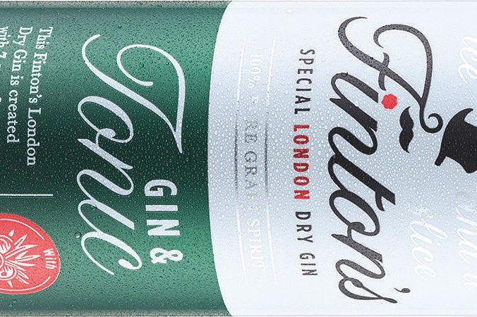 Finton's gin and tonic in a can Finton's gin and tonic in a can