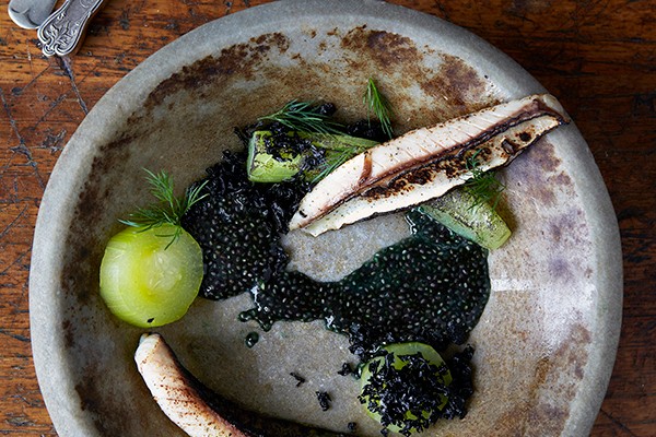 Mackerel Recipe with Chia Seeds, Dill and Cucumber