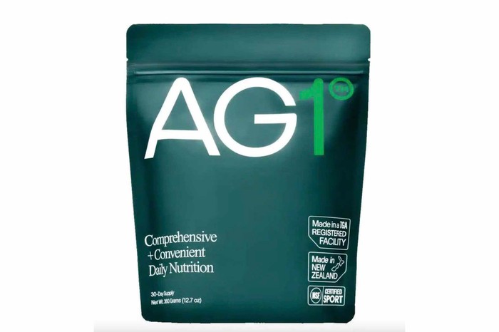 Screenshot AG1 food supplement