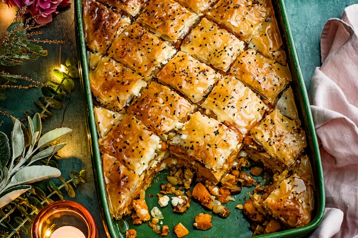 Savoury Baklava Recipe for Vegetarians