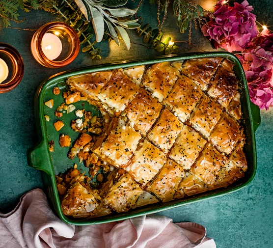 Savoury Baklava Recipe for Vegetarians Savoury Baklava Recipe for Vegetarians