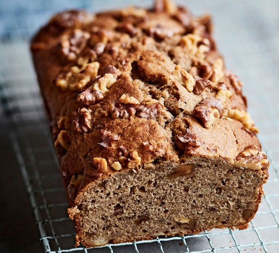 Banana Walnut Loaf Cake