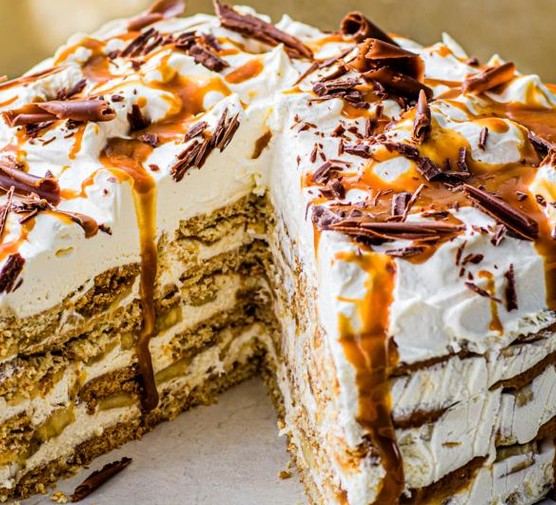 Fridge cake recipes Banoffee fridge cake