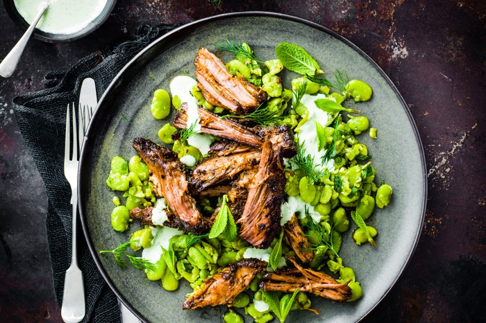 Lamb Shawarma Recipe with Broad Beans