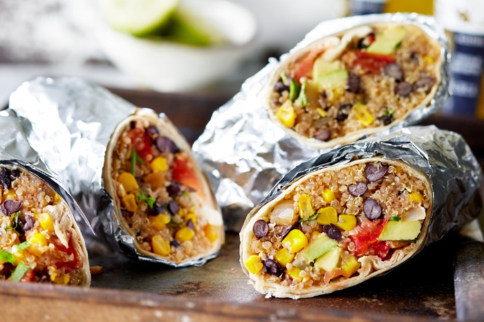 Vegan Burrito with Black Beans Recipe