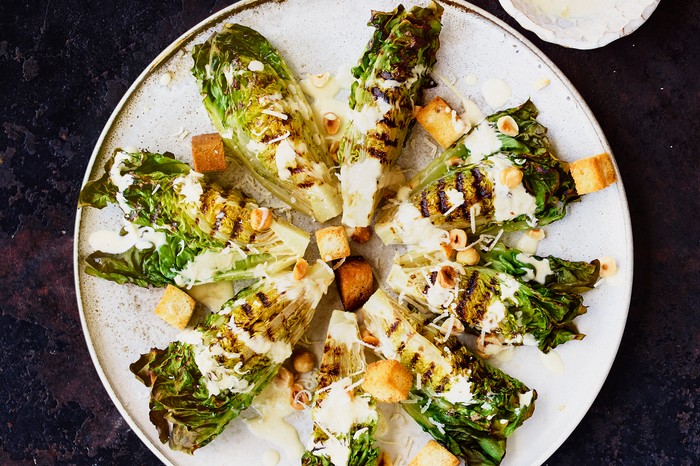 Easy Grilled Caesar Salad Recipe