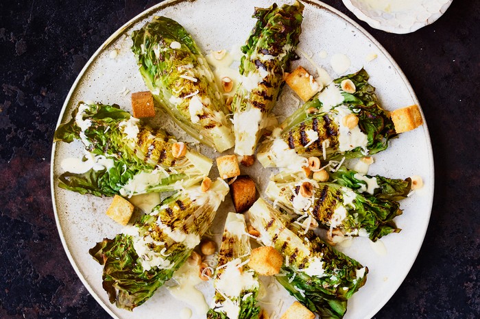 Easy Grilled Caesar Salad Recipe Easy Grilled Caesar Salad Recipe