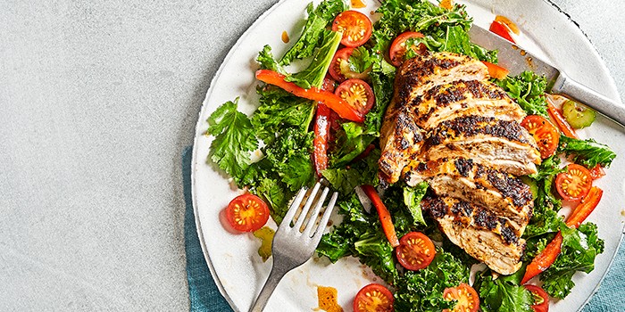 Cajun Chicken Kale Salad