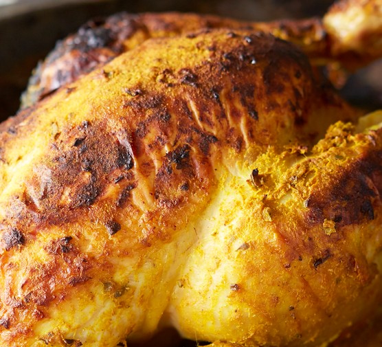 Roast Chicken With Spicy Yogurt Marinade