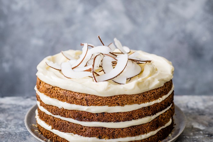 Courgette and coconut cake