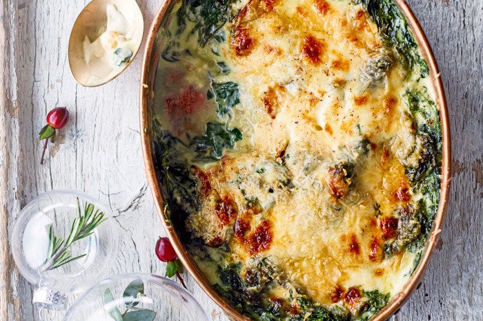 Creamed Spinach Recipe With Nutmeg And Gruyère