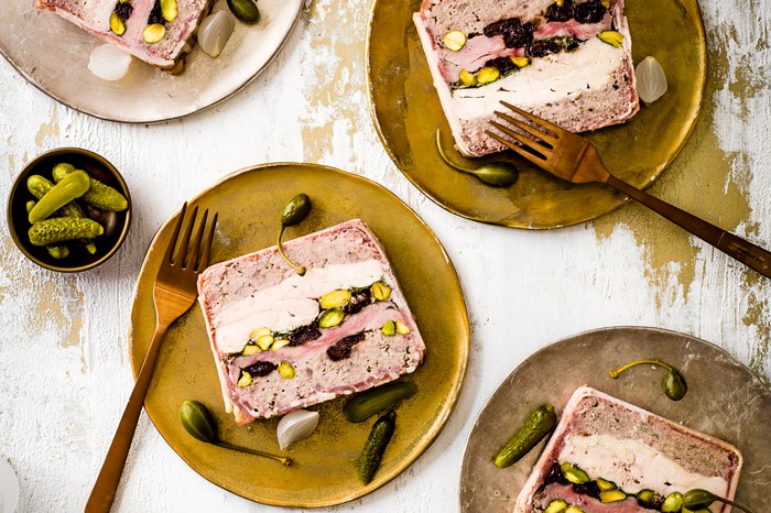 Easy Terrine Recipe with Duck, Chicken and Sour Cherry