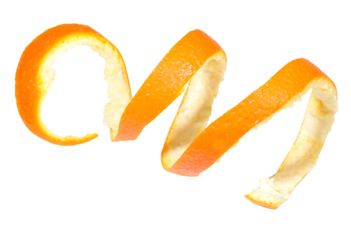 Orange peel An orange peel