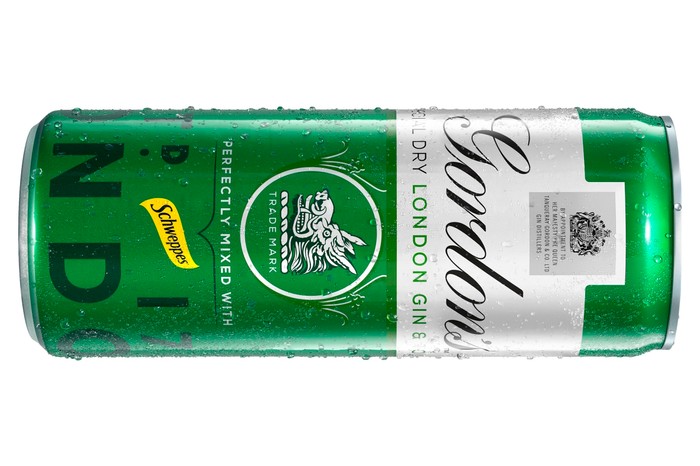 Gordon's gin and tonic in a can Gordon's gin and tonic in a can