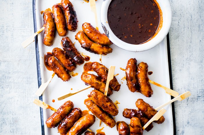 Sausage Skewers Recipe with Harissa and Honey