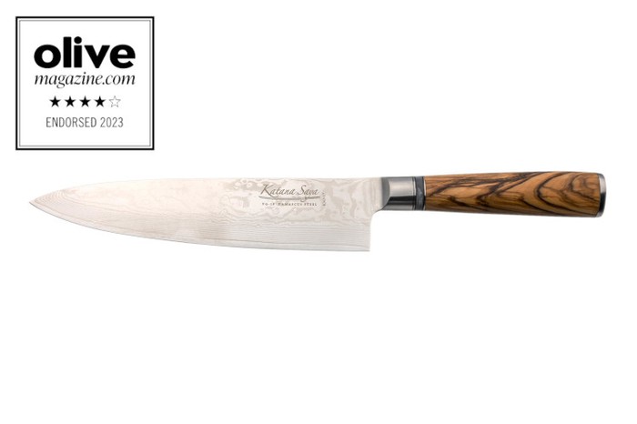 Katana Saya Olive Wood Chef’s Knife 001 Katana Saya Olive Wood Chef’s Knife 001
