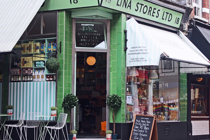 Lina Stores, Soho, London Lina Stores, Soho, London