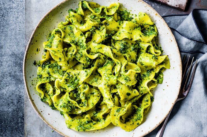 Pappardelle Recipe with Macadamia Pesto