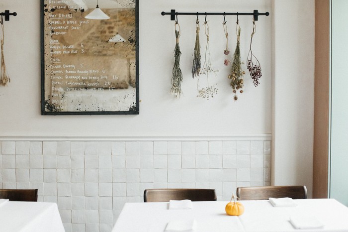 Osip restaurant An interior shot of a modern restaurant in Somerset called Osip